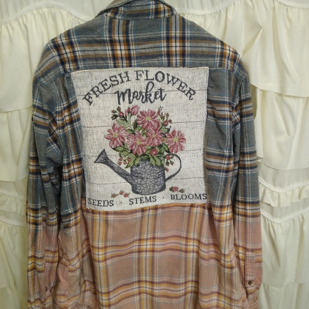 Upcycled 'boutique flannel